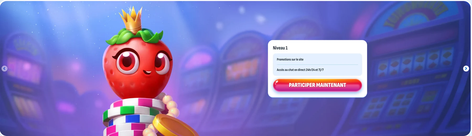 Nomini casino-visual in een online slotlobby